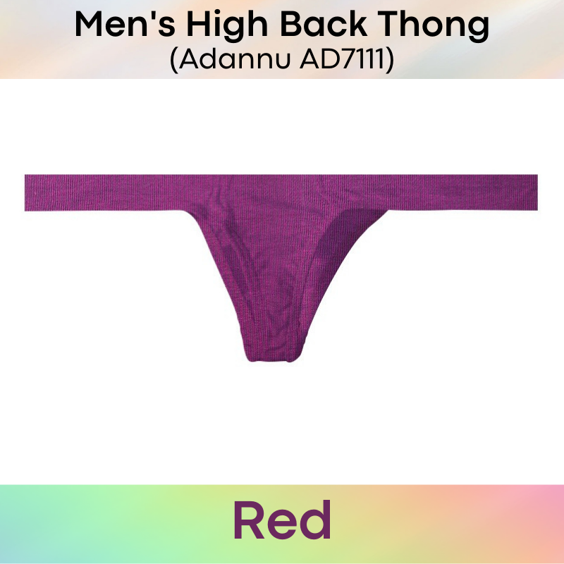 Men's Thong : High Hip Underwear (AD7111)