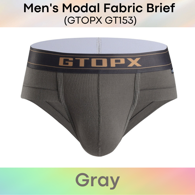 Men's Brief : Modal Fabric 3D Pouch Underwear (GTOPX GT153)