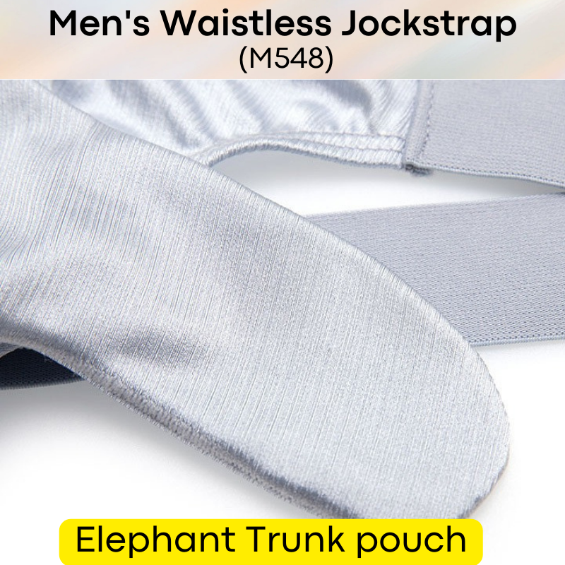 Men's Jockstrap : Elephant Trunk Waistless Jockstrap (Miboer M548)