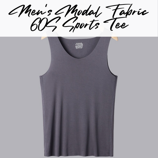 Men's Tee : Sleeveless Modal 60S Sports (HX6086)