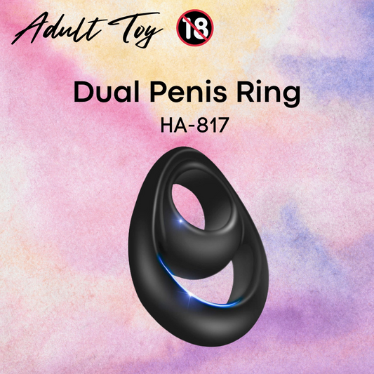 Adult Toy : Dual Penis Ring (HA-817)