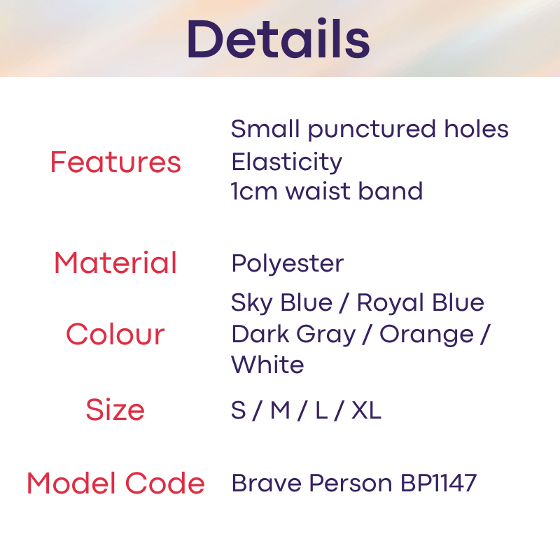 Men's Jockstrap : Thin Band Polyester Underwear (Brave Person BP1147)