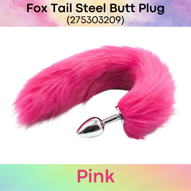 Adult Toy : Fox Tail with Stainless Steel Butt Plug (275303209)