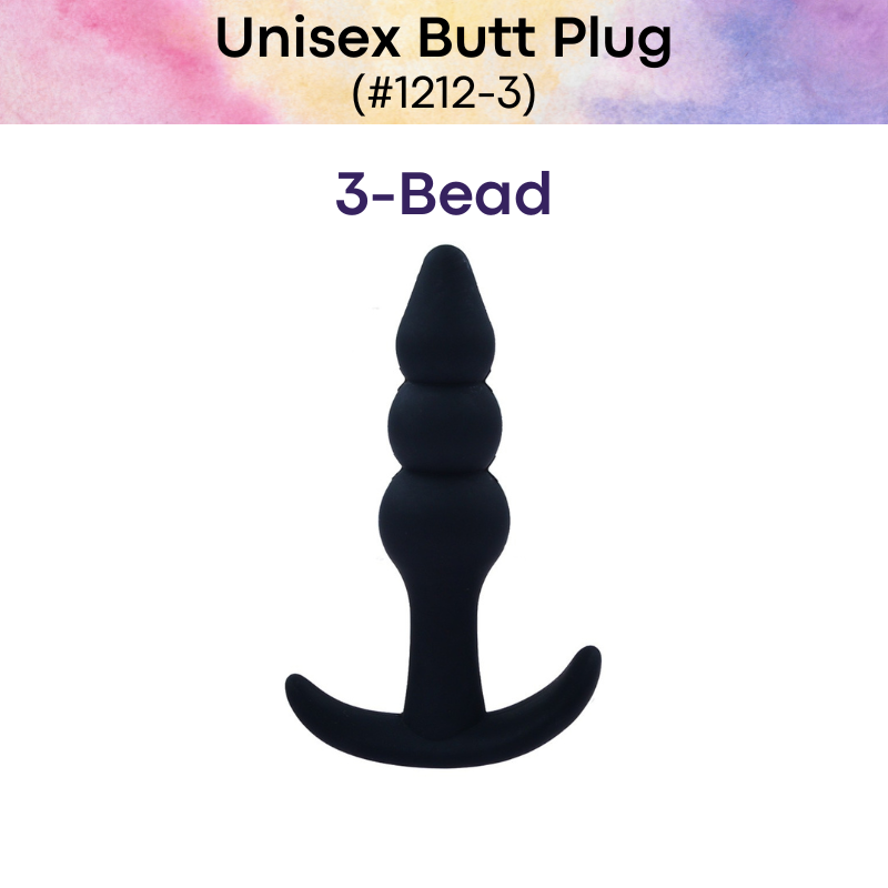 Adult Toy : Unisex Silica Gel Butt Plug (1212)