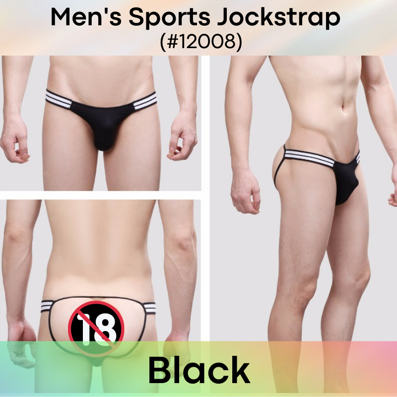 Men's Jockstrap : Low Waist Underwear (UzHot 12008)