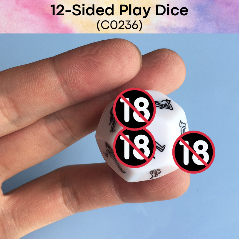Lifestyle : Adult Toy 12-Sided Dice Prank Gift (C0236)