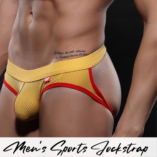 Men's Jockstrap : Low Waist Sports Underwear (WJ4003)