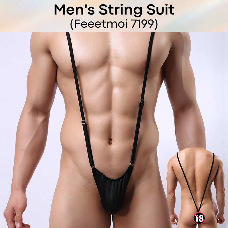Men's Bodysuit : Adjustable Strap (Feeetmoi 7199)