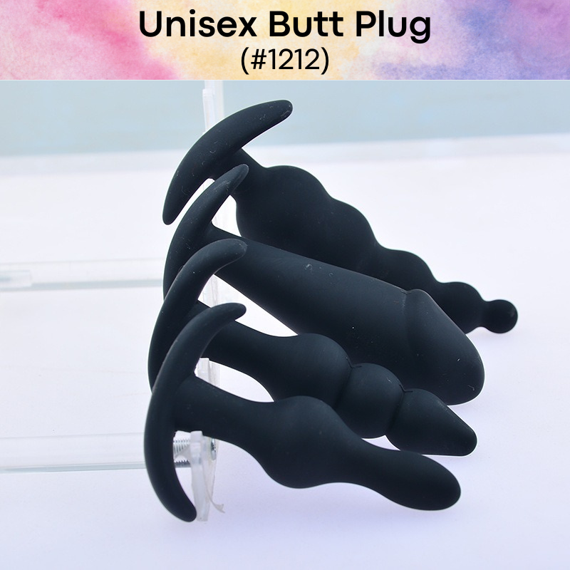 Adult Toy : Unisex Silica Gel Butt Plug (1212)
