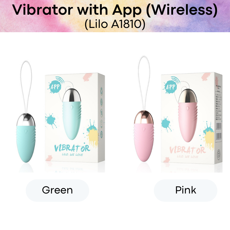 Adult Toy : Unisex Portable Egg Vibrator with App Control (Lilo A1810)