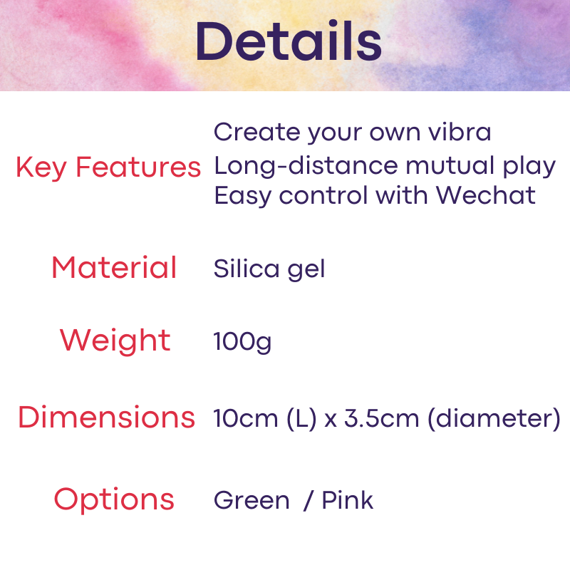 Adult Toy : Unisex Portable Egg Vibrator with App Control (Lilo A1810)