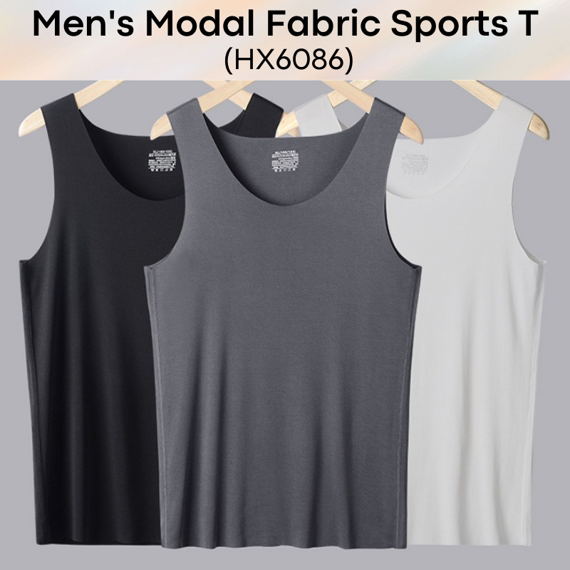 Men's Tee : Sleeveless Modal 60S Sports (HX6086)