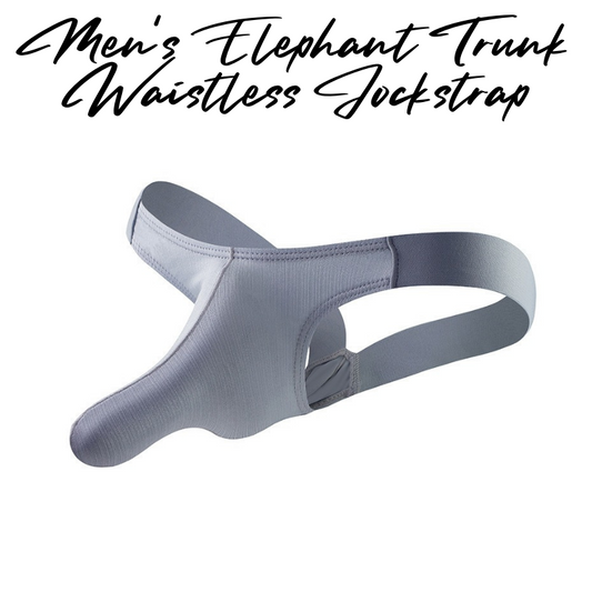 Men's Jockstrap : Elephant Trunk Waistless Jockstrap (Miboer M548)