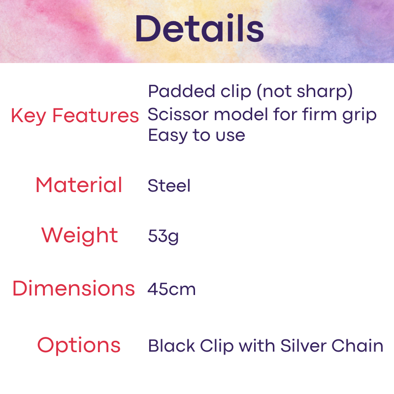 Adult Toy : Unisex Nip Clamp with Chain (Hottime 241)