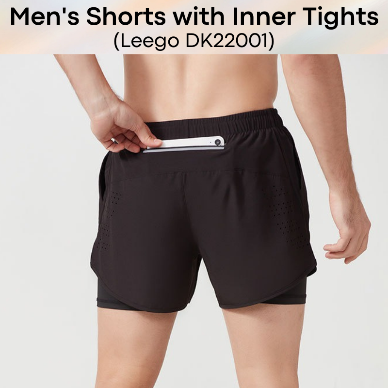 Men's Shorts : Anti-Exposure Anti Abrasion with Inner Tights (Leego DK22001)