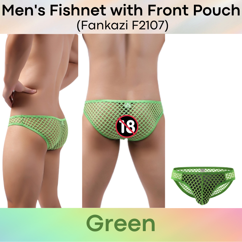 Men's Brief : Net with Additional Pouch Lining (Fankazi F2107)