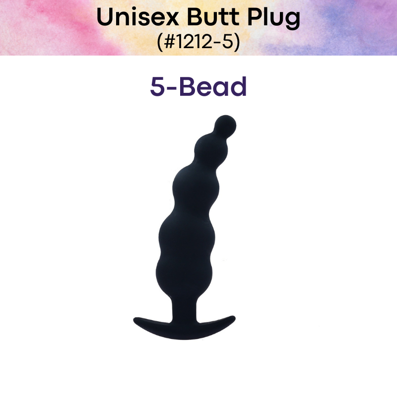 Adult Toy : Unisex Silica Gel Butt Plug (1212)