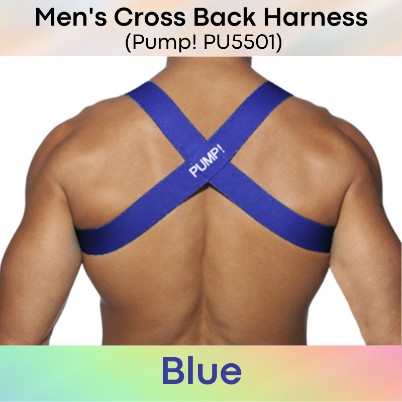 Men's Harness : Cross Back (Pump! PU5501)