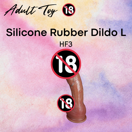 Adult Toy : Unisex Liquid Silicone Lifelike Penis Dildo Large (HF3)