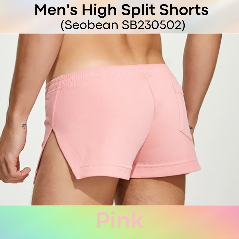 Men's Shorts : High Side Split with In-Sewn Pouch (Seobean SB230502)