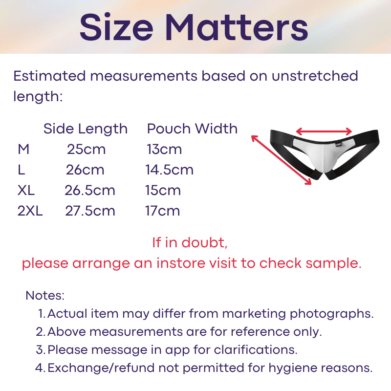 Men's Jockstrap : Ice Silk Waistless Single Band Underwear (GOTPX GT274)