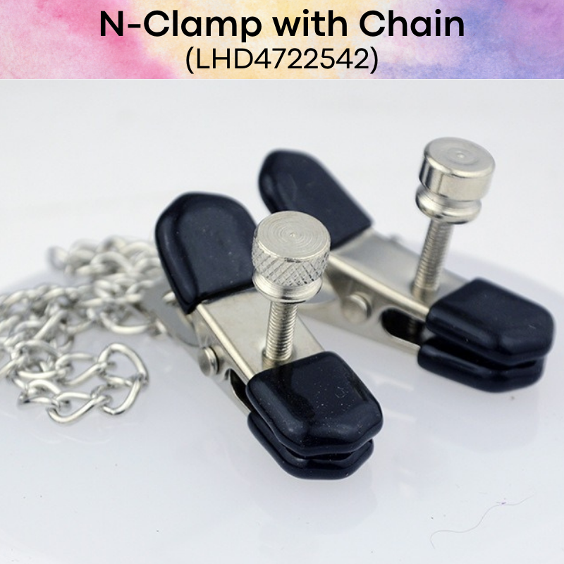 Adult Toy : Unisex Nip Clamp with Chain (LHD4722542)