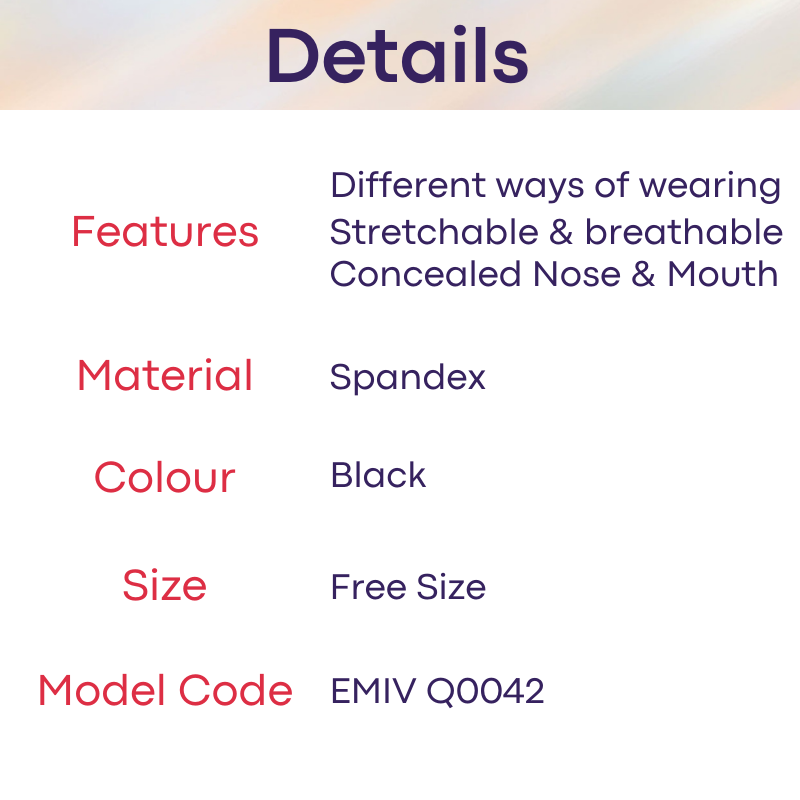 Roleplay : Head Mask Concealed Nose and Mouth (EMIV Q0042)