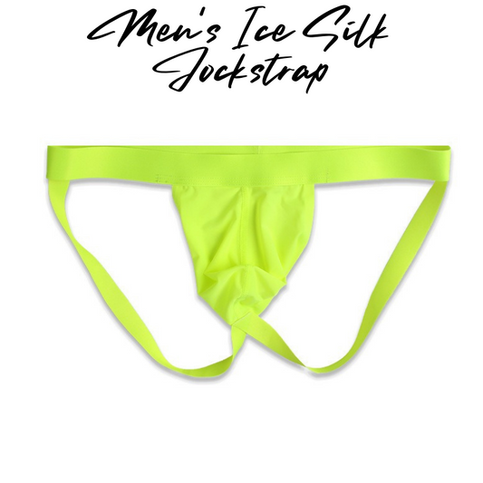 Men's Jockstrap : Ice Silk Big Pouch Underwear (Beijiliange BJLG00816)