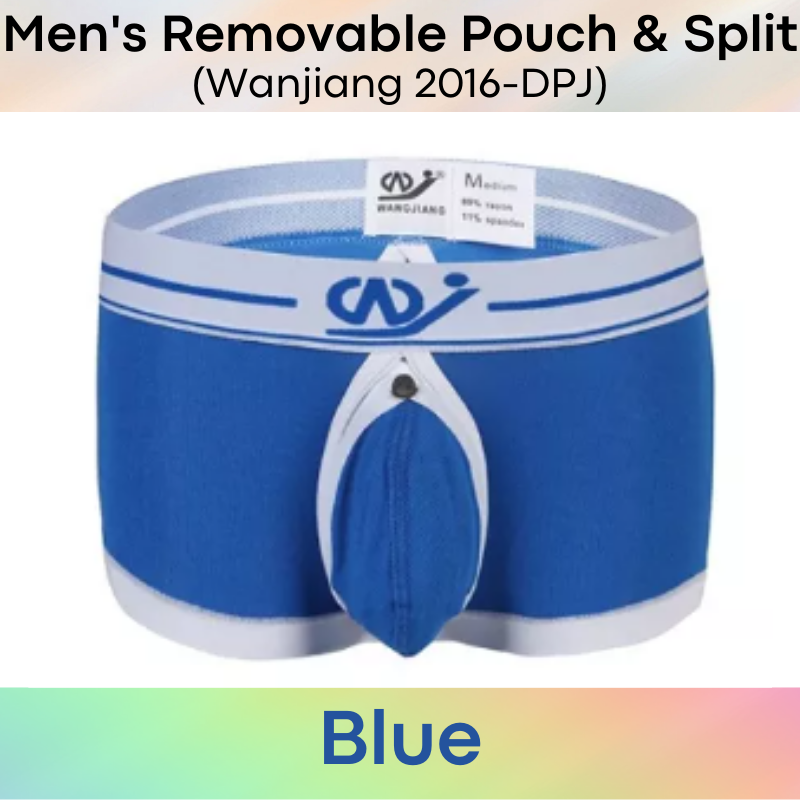 Men's Boxer : Removable Front/Back Opening Underwear (Wanjiang 2016-DPJ)