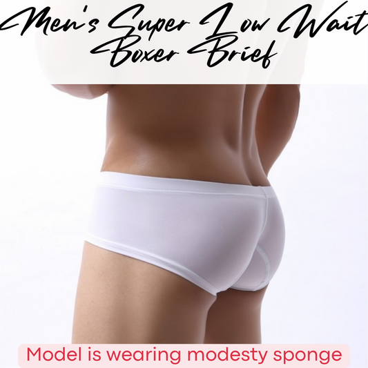 Men's Boxer : Super Low Waist Ice Silk 3D Contour Underwear (Fankazi F8002)