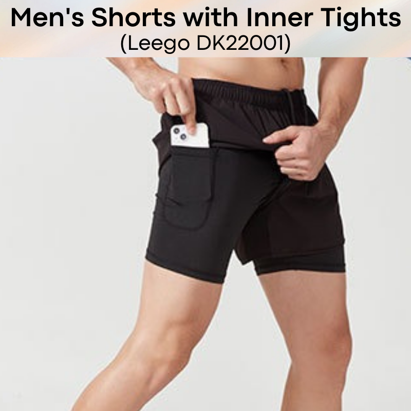 Men's Shorts : Anti-Exposure Anti Abrasion with Inner Tights (Leego DK22001)