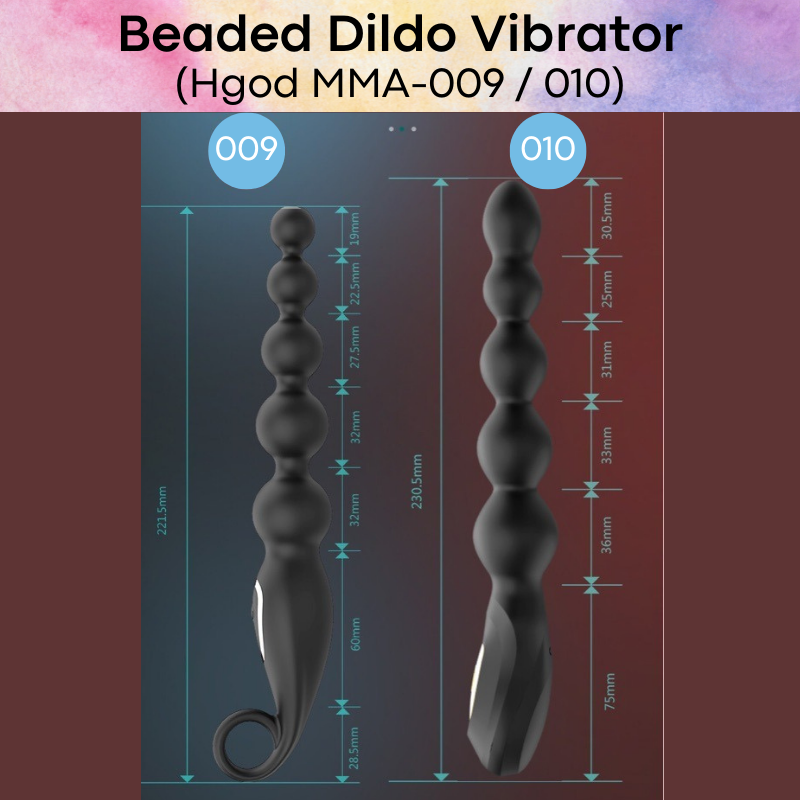 Adult Toy : Beaded Vibrator (Hgod MMA-009/010)