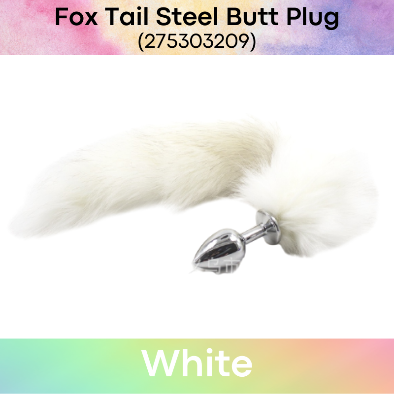 Adult Toy : Fox Tail with Stainless Steel Butt Plug (275303209)