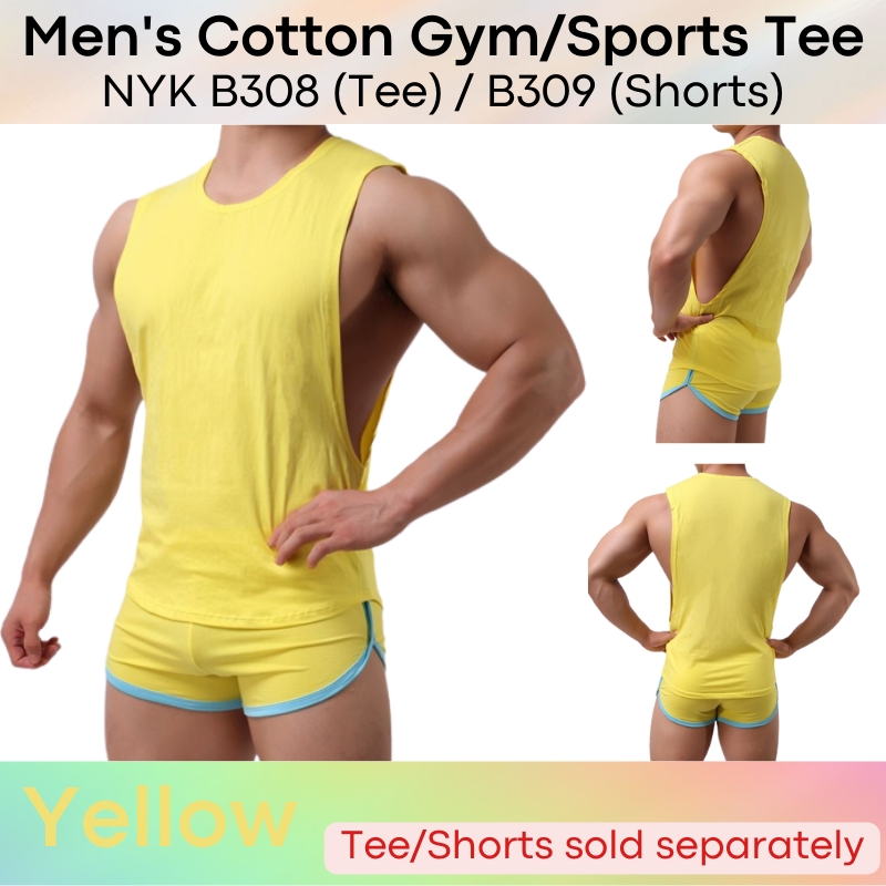 Men's Tee / Shorts : Gym/Sports Cotton