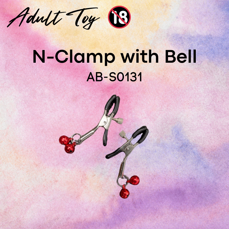 Adult Toy : Unisex Adjustable Nip Clamp with Bell (AB-S0131)