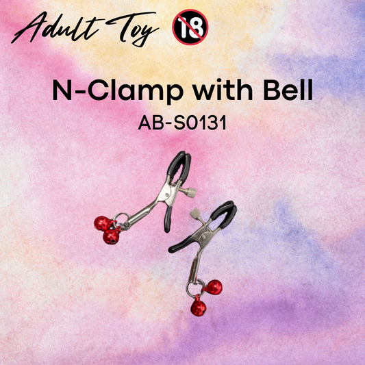 Adult Toy : Unisex Adjustable Nip Clamp with Bell (AB-S0131)