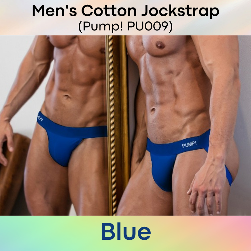 Men's Jockstrap : Low Waist Cotton Underwear (PU009)