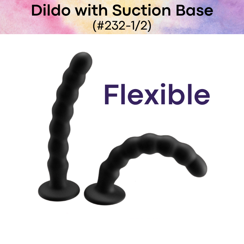Adult Toy : Unisex Silica Gel Beaded Dildo (232)
