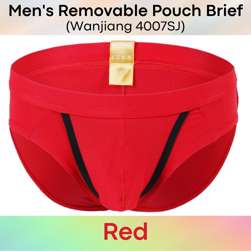 Men's Brief : Front Cover Flap Underwear (Wanjiang 4007SJ)