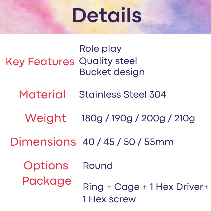 Adult Toy : Men's Chastity Cage (FRRK167)