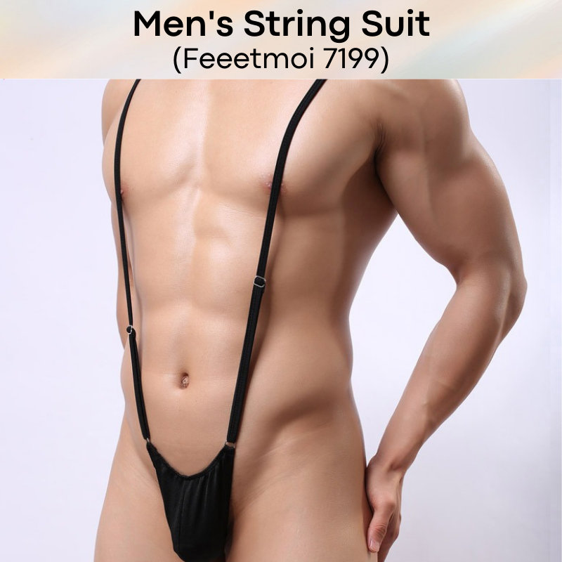 Men's Bodysuit : Adjustable Strap (Feeetmoi 7199)