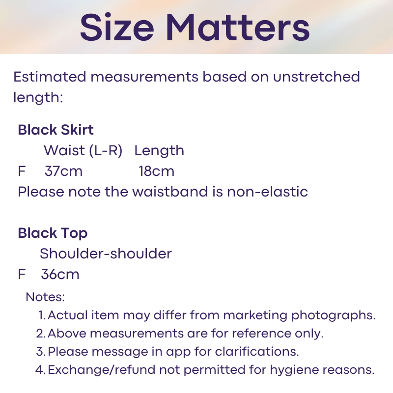 Roleplay : Mesh Top and Cotton Skirt Set (XC4081)