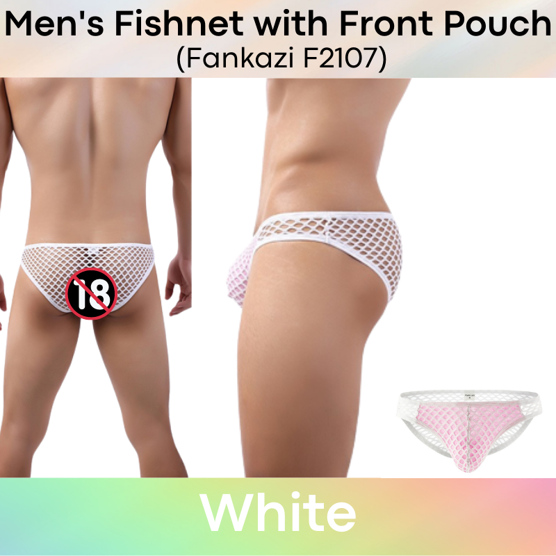 Men's Brief : Net with Additional Pouch Lining (Fankazi F2107)