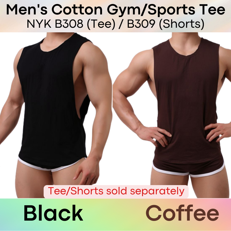 Men's Tee / Shorts : Gym/Sports Cotton