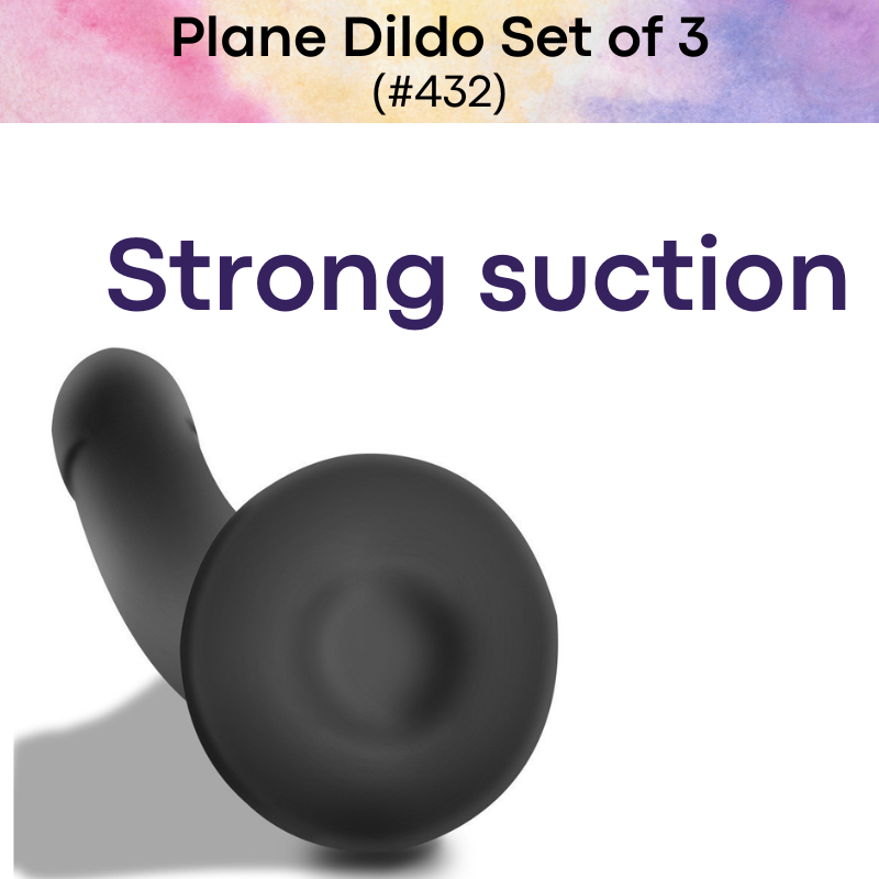 Adult Toy :  Unisex Plane Dildo Set of 3 (432)