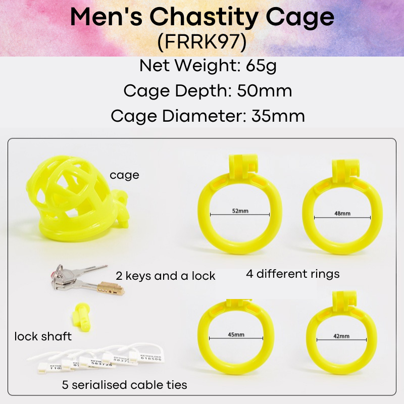 Adult Toy : Men's Chastity Cage (FRRK97)