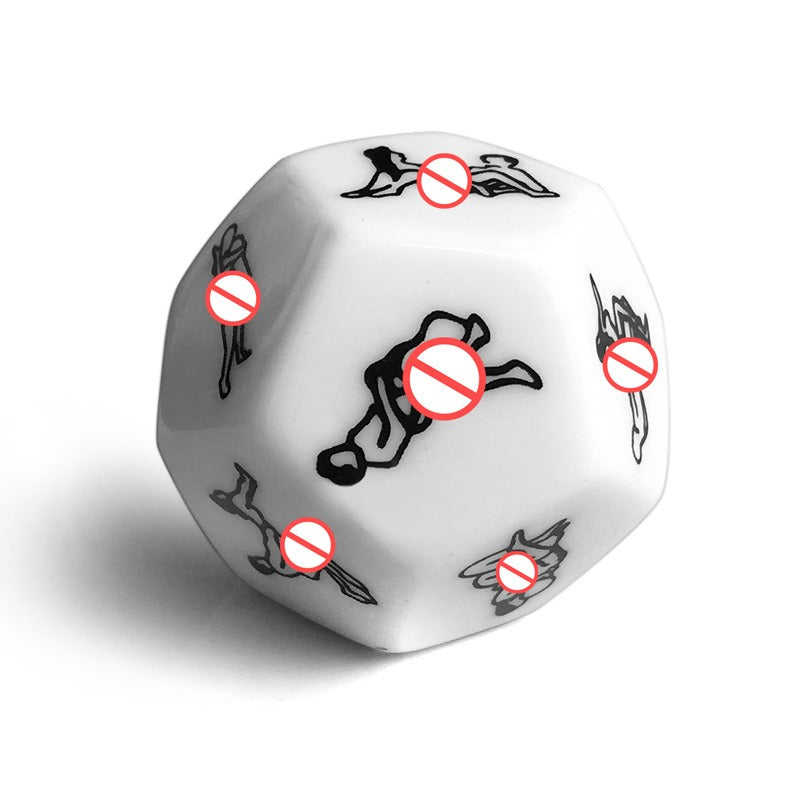 Lifestyle : Adult Toy 12-Sided Dice Prank Gift (C0236)