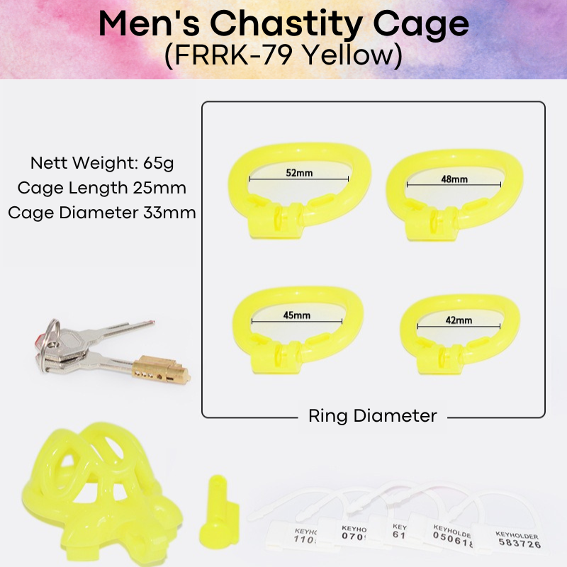 Adult Toy : Men's Chastity Cage (FRRK79)