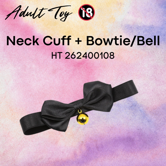 Adult Toy / Roleplay : Neck Cuff with Bowtie and Bell (HT 262400108)
