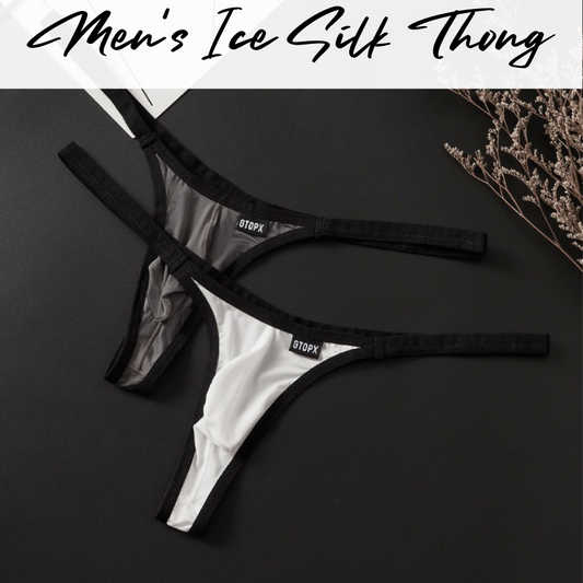 Men's Thong : Ice Silk Underwear (GTOPX GT273)